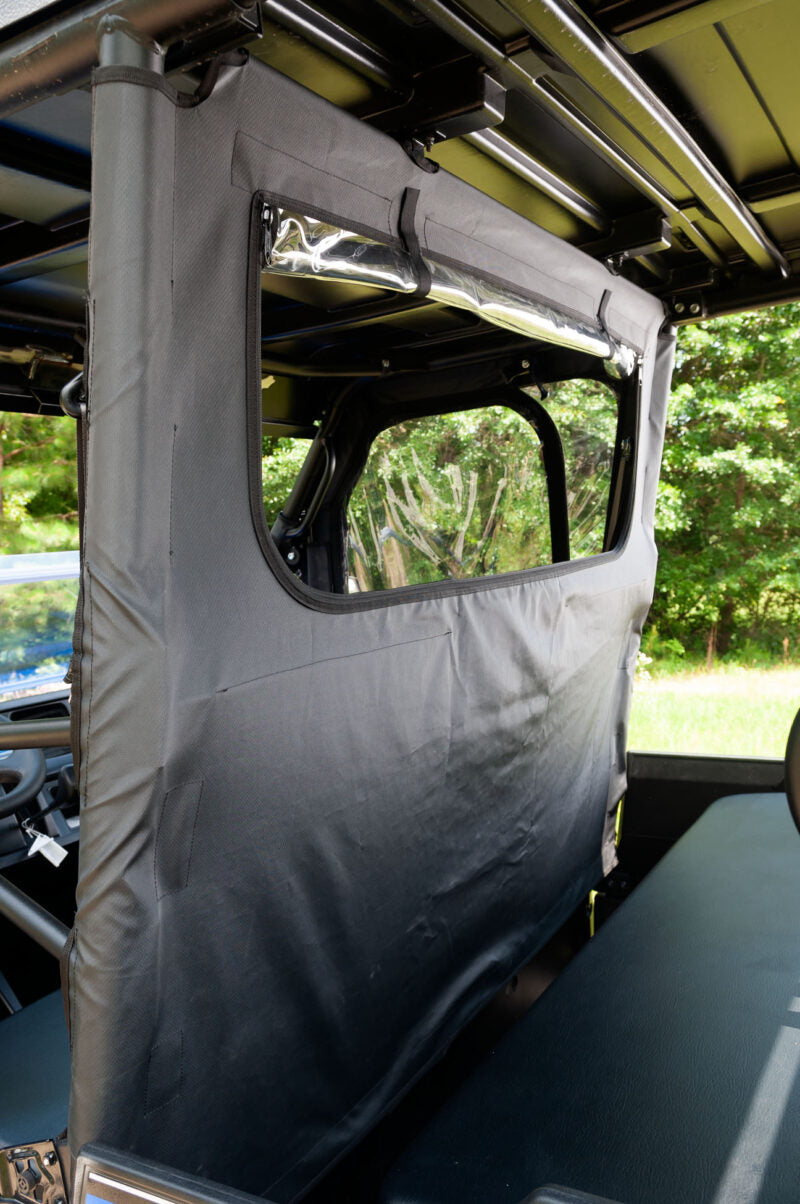 Seizmik Soft Rear Windshield & Dust Panel Kawasaki Mule Pro FX/FXT | 50-04028KIT