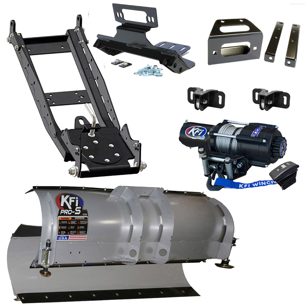 KFI Snowplow Kit Polaris RZR 570 12-22 & RZR 800/RZR 4 800 08-14 - MojoMotoSport.com