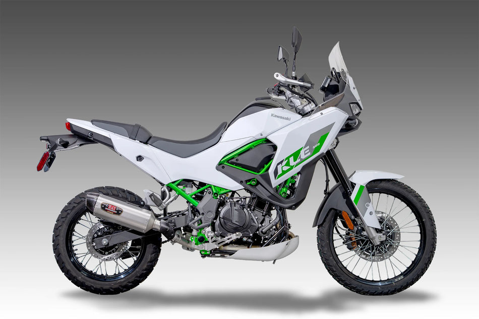 Yoshimura R-77 Stainless Slip-On Muffler Kawasaki KLE500 | 14500B0520