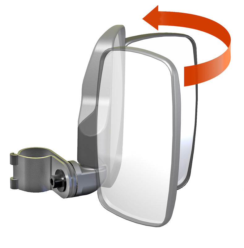 Seizmik UTV Side View Mirror (Pair) 1.75″ Round Tube | 56-18080