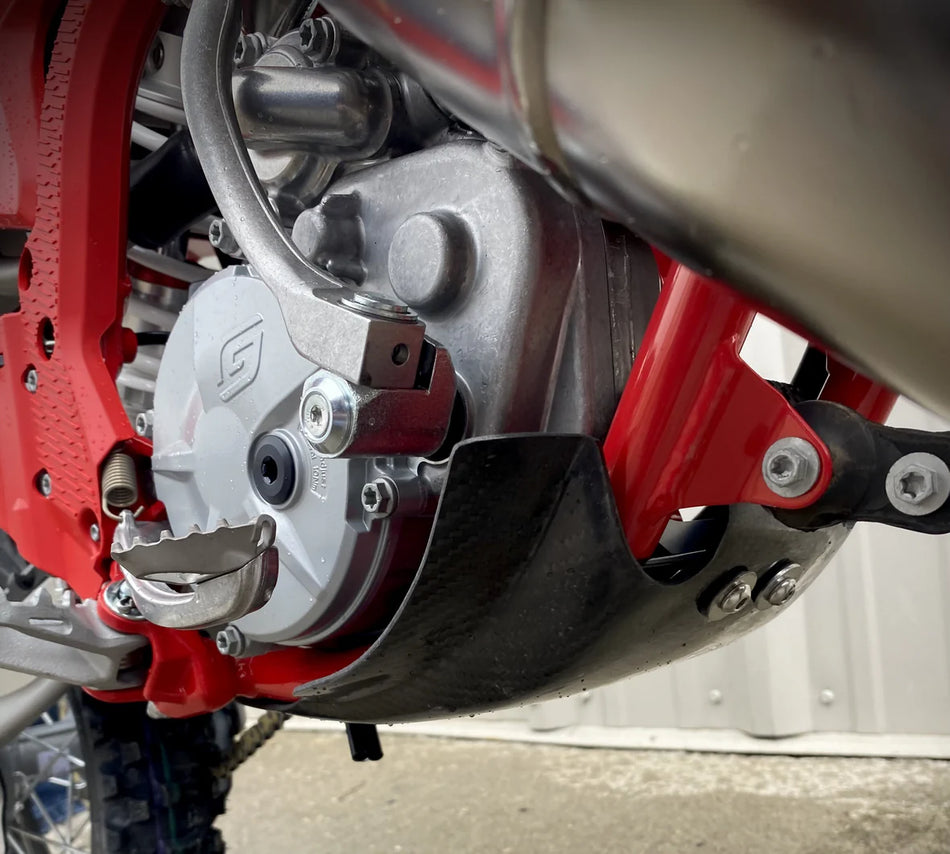 P3 Carbon Fiber Skid Plate KTM/Husky/GasGas 50cc 2024+ | 301011