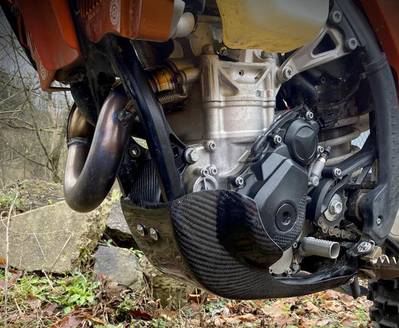 P3 Carbon Skid Plate 2025+ KTM/Husky/GasGas 4T w/o Linkage | 301098