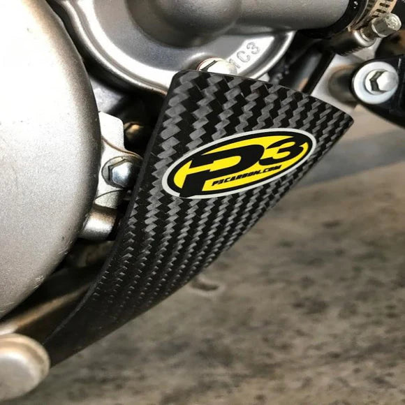 P3 Carbon Skid Plate 2019+ Yamaha/Fantic 125 w/ Linkage | 307041