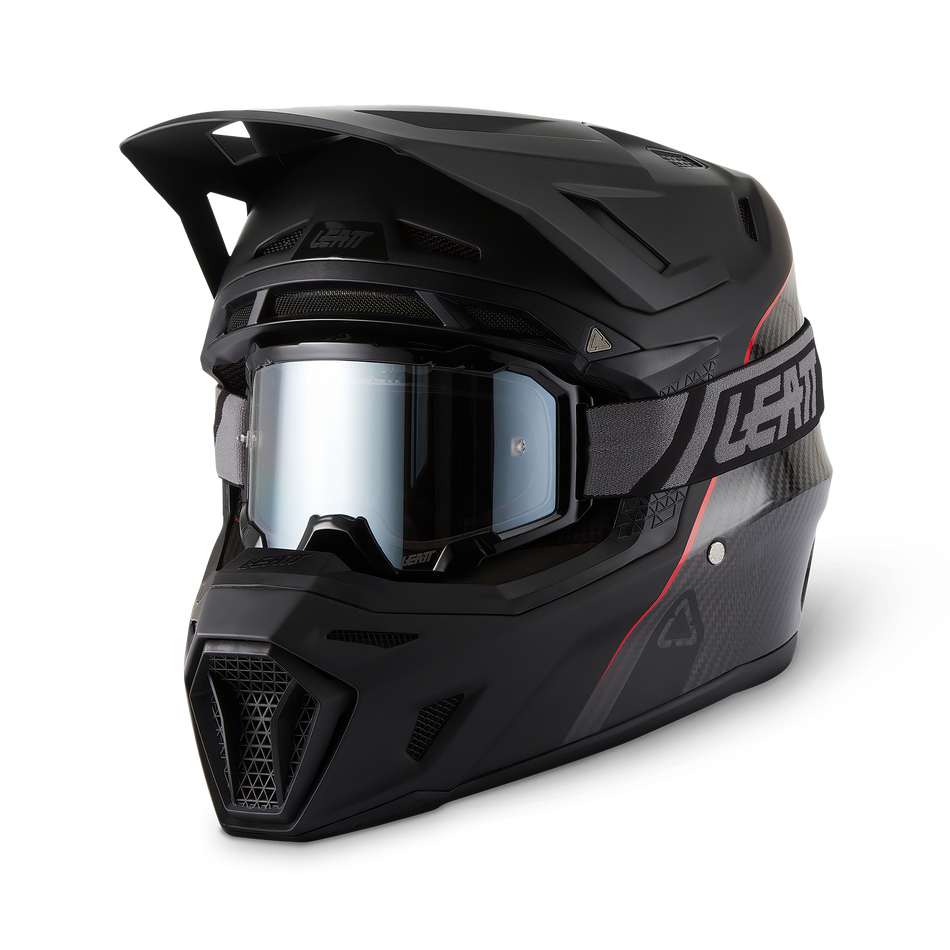 Leatt 9.5 Carbon Helmet w/ 6.5 IRIZ Goggles V27