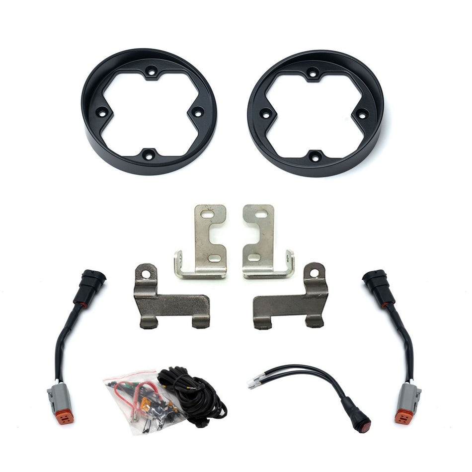 Baja Designs Squadron-R 2.0 Fog Pocket Light Mount Kit Toyota 2010-24 4Runner/Tacoma/Tundra