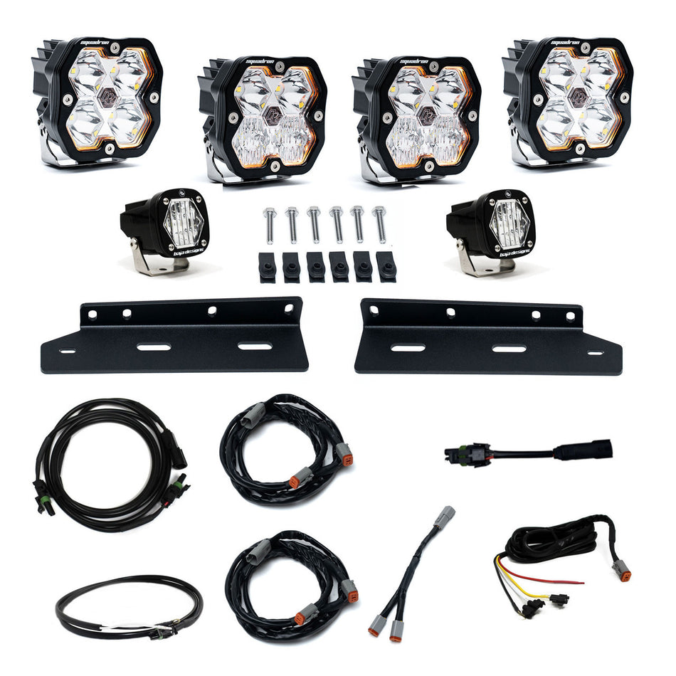 Baja Designs Squadron 2.0 Sport/S1 Fog Pocket Light Kit Ford 2021-26 F-150 Raptor