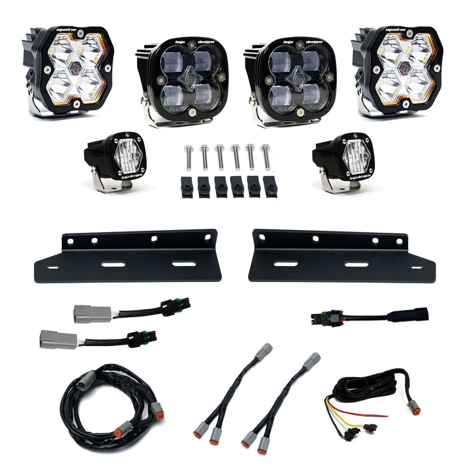 Baja Designs Squadron 2.0 Sport/Squadron SAE/S1 Fog Pocket Light Kit Ford 2021-26 F-150 Raptor
