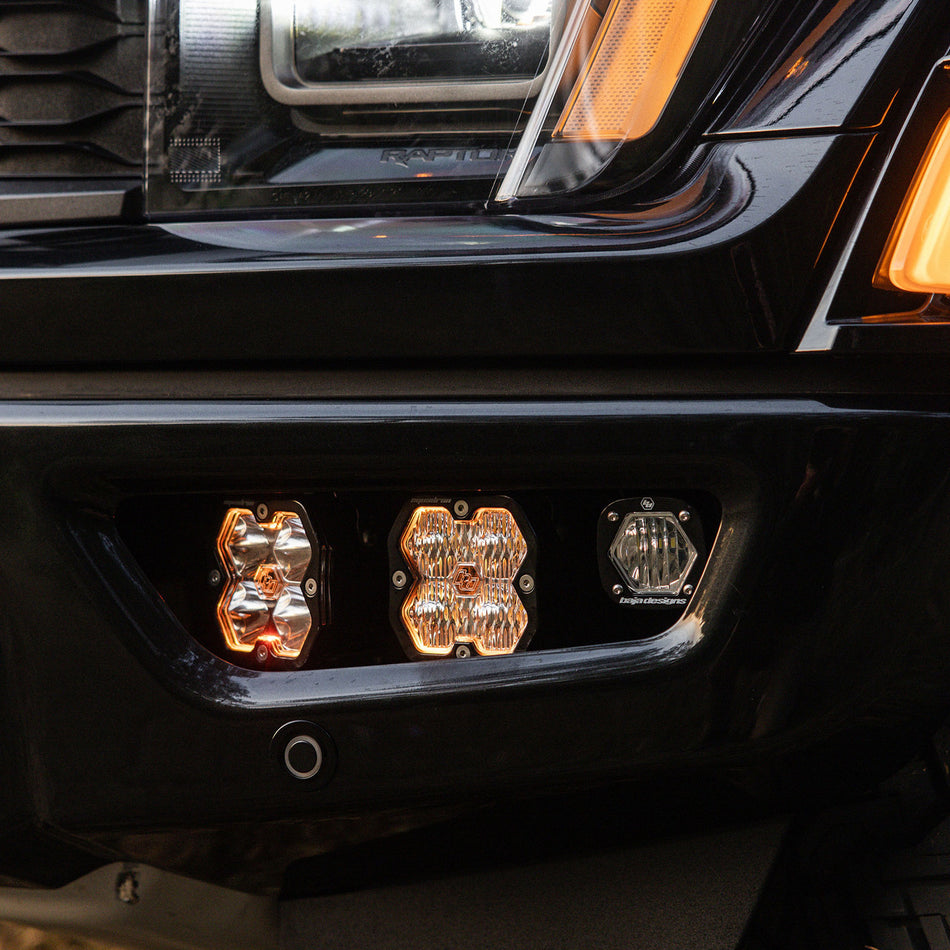 Baja Designs Squadron 2.0 Pro/S1 Fog Pocket Light Kit Ford 2021-26 F-150 Raptor