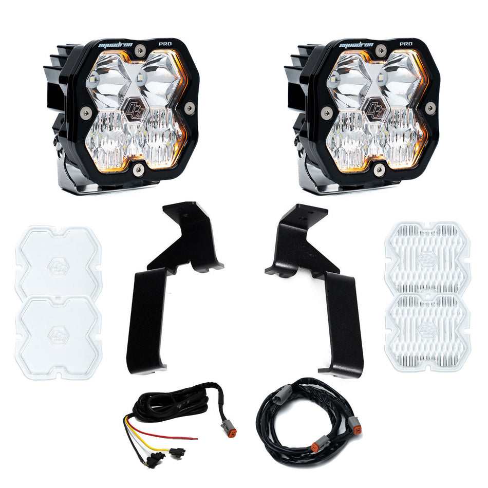Baja Designs Squadron 2.0 Pro A-Pillar Light Kit Ford F-150 Raptor & 37/R