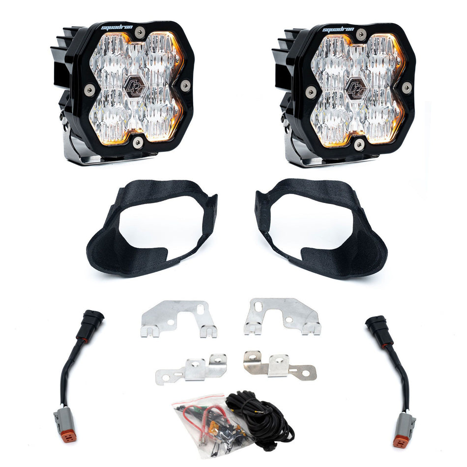 Baja Designs Squadron 2.0 Sport Fog Pocket Light Kit Mercedes 2019-26 Sprinter Van