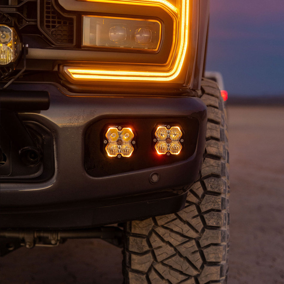 Baja Designs Squadron 2.0 Pro Dual Fog Pocket Light Kit Ford 2023-26 F-250/350 Super Duty
