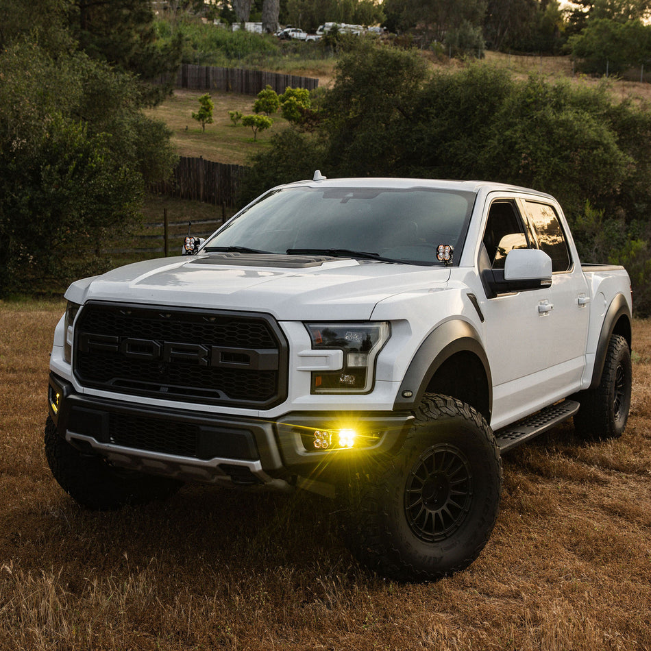 Baja Designs Squadron 2.0 Pro/S2 SAE "Pro" Fog Pocket Light Kit Ford 2017-20 F-150 Raptor