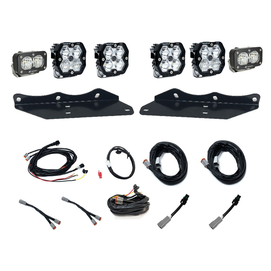 Baja Designs Squadron 2.0 Pro/S2 Sport Fog Pocket Light Kit Ford 2017-20 F-150 Raptor