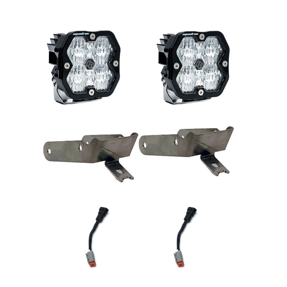 Baja Designs Squadron 2.0 Sport Fog Pocket Light Kit Ford 1999-10 F-250/350 Super Duty