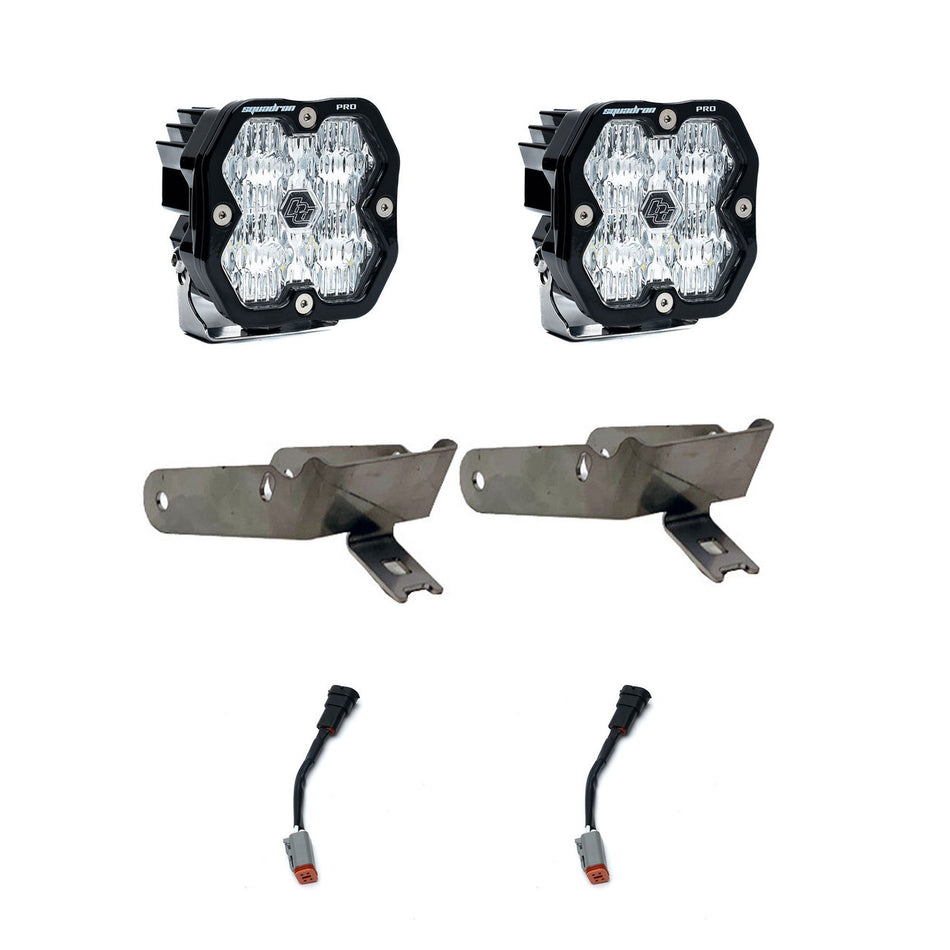 Baja Designs Squadron 2.0 Pro Fog Pocket LIght Kit Ford 1999-10 F-250/350 Super Duty