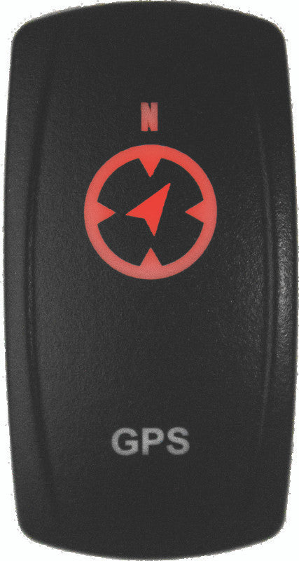 Dragonfire GPS Switch On/Off Red