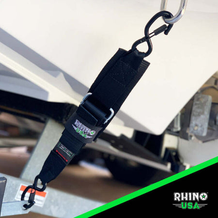Rhino USA Transom Straps For Boat Trailer (Pair)