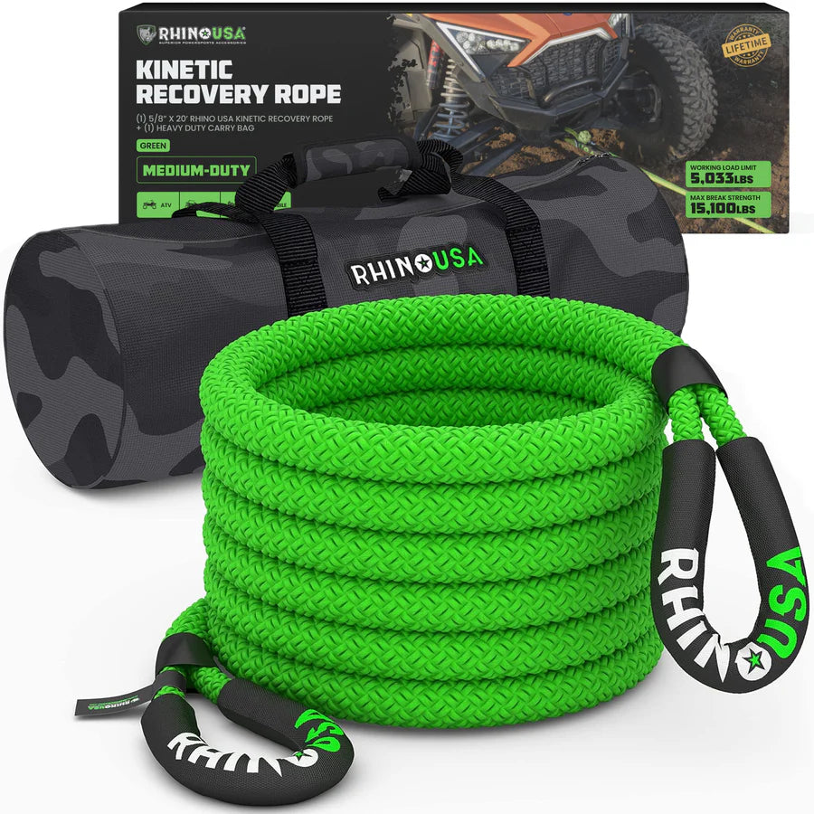 Rhino USA Kinetic Energy Recovery Rope 5/8In X 20Ft | KROPE-58X20