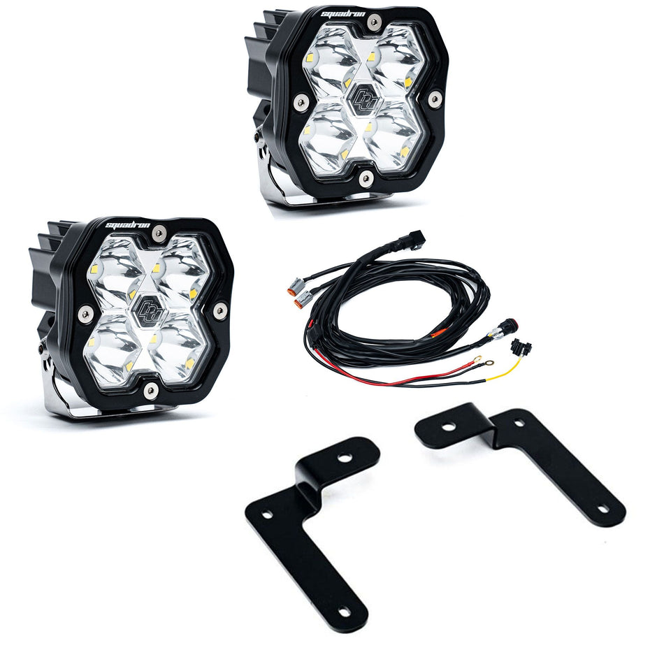 Baja Designs Squadron 2.0 Sport A-Pillar Light Kit Jeep Wrangler/Gladiator