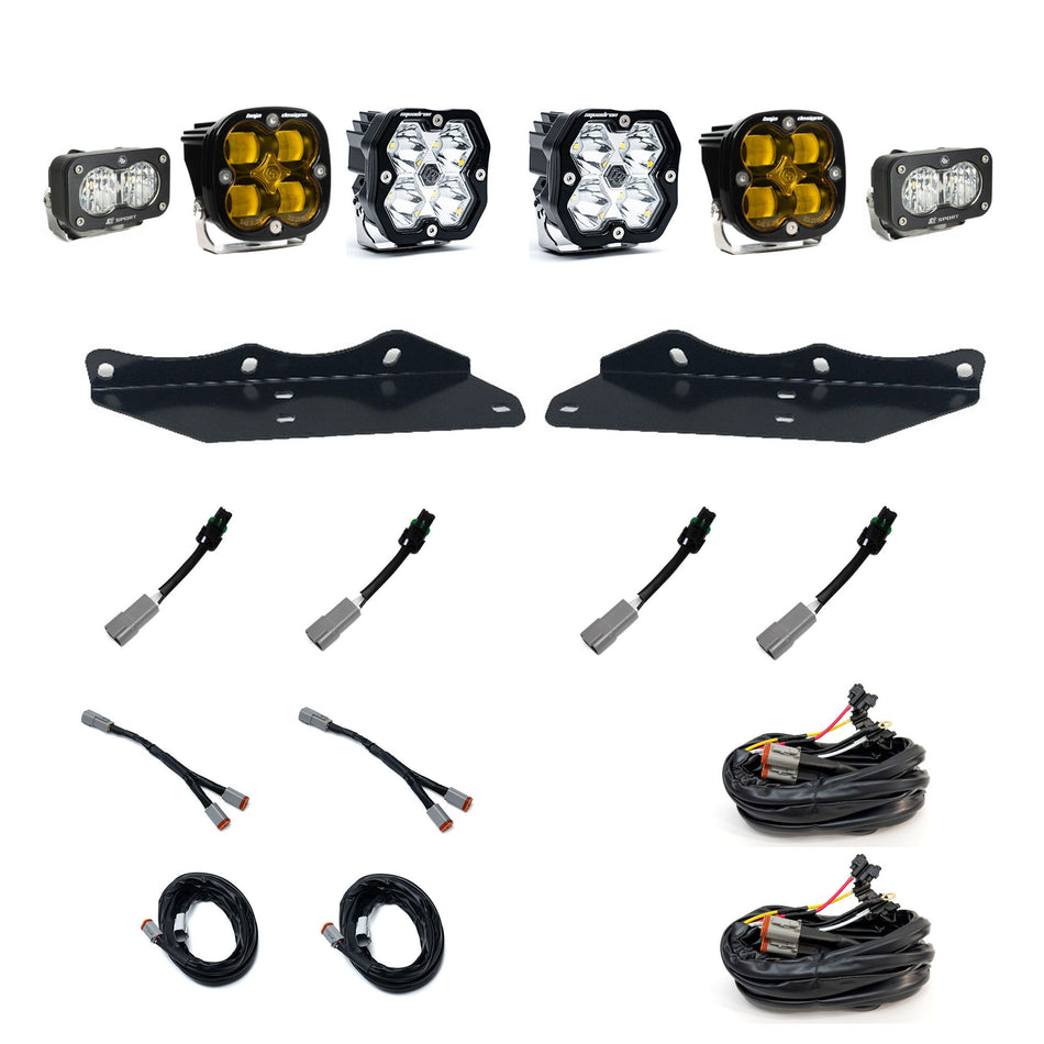Baja Designs Squadron 2.0 Sport/Squadron SAE/S2 Sport Fog Pocket Light Kit Ford 2017-20 F-150 Raptor
