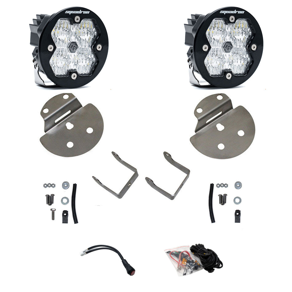 Baja Designs Squadron-R 2.0 Sport Fog Pocket Light Kit Chevy/GMC 2015-19