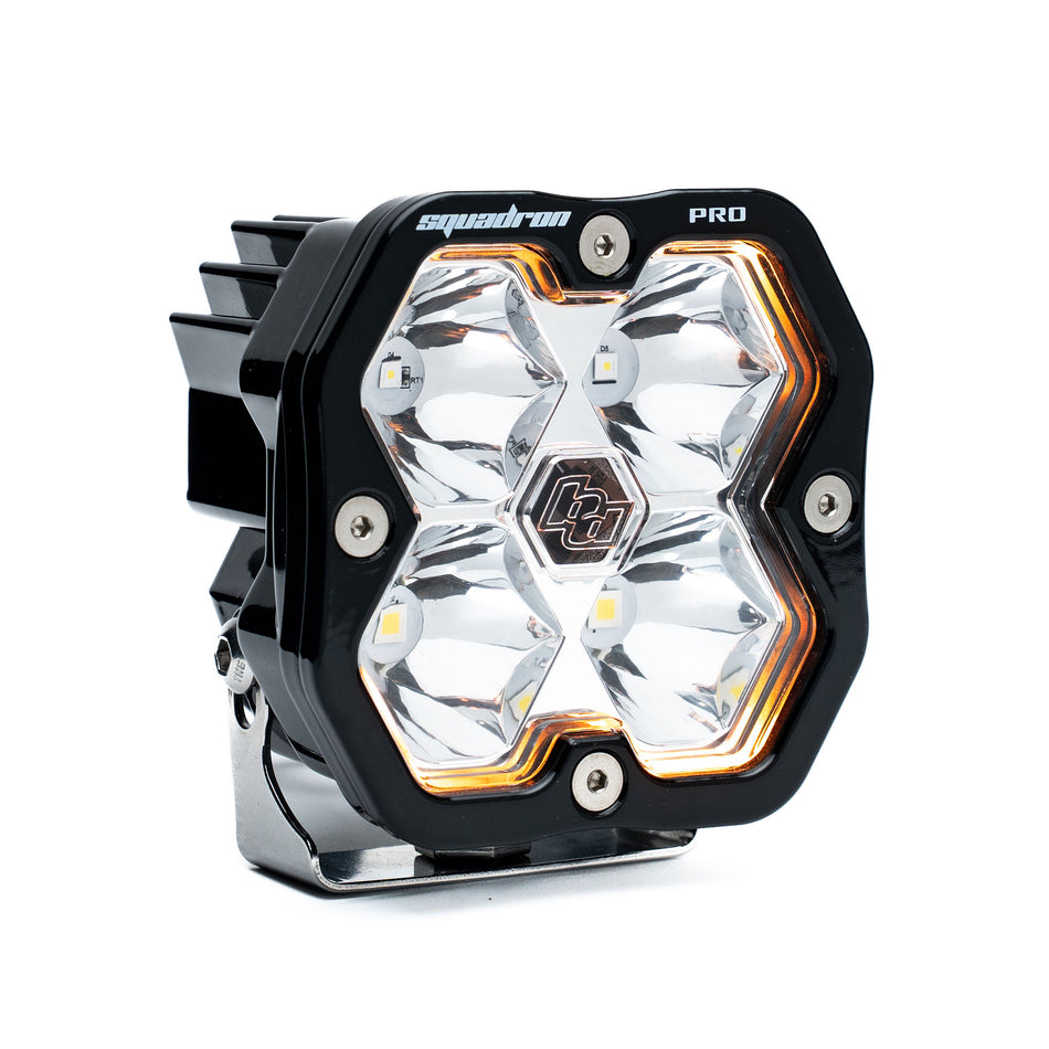 Baja Designs Squadron 2.0 Pro Black Universal LED Auxiliary Light Pod