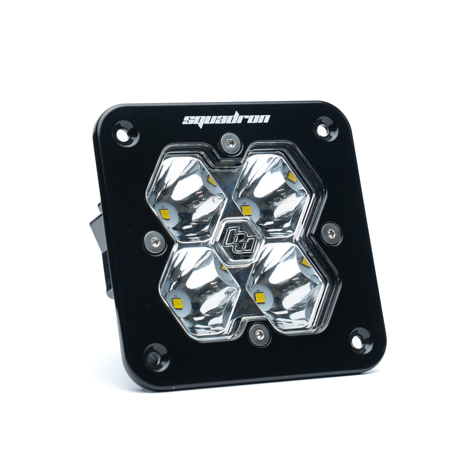 Baja Designs Squadron 2.0 Sport Black Universal Flush Mount LED Auxiliary Light Pod