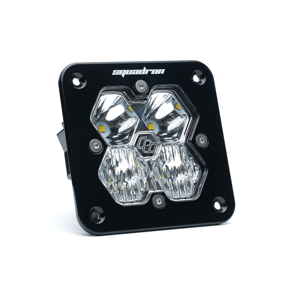 Baja Designs Squadron 2.0 Sport Black Universal Flush Mount LED Auxiliary Light Pod