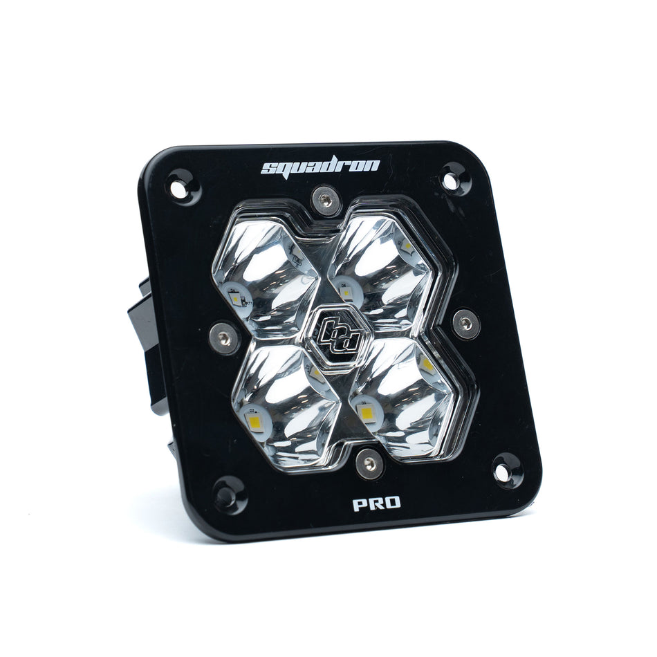 Baja Designs Squadron 2.0 Pro Black Universal Flush Mount LED Auxiliary Light Pod