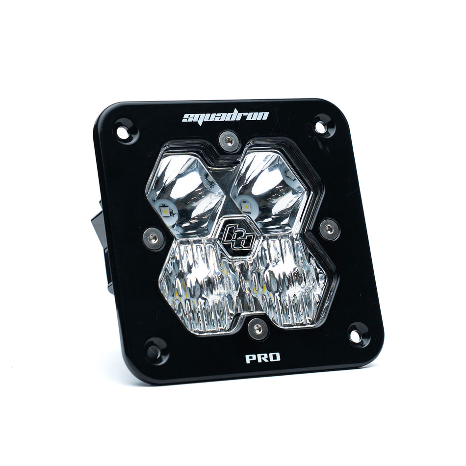 Baja Designs Squadron 2.0 Pro Black Universal Flush Mount LED Auxiliary Light Pod