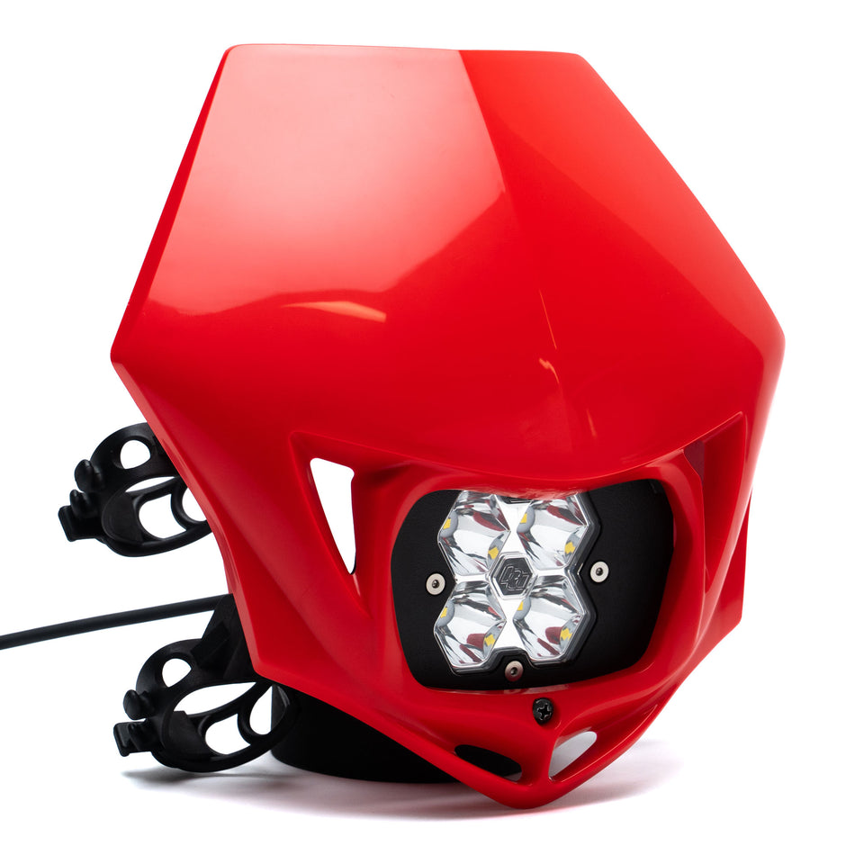 Baja Designs Squadron 2.0 Sport Universal Motorcycle D/C LED Headlight Kit w/ Shell