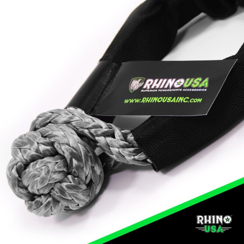 Rhino USA Synthetic Soft Shackle (1Pk 3/8InX22In) (Gray)
