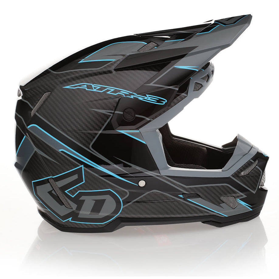 6D ATR-3 Reflex Carbon Composite Moto Helmet
