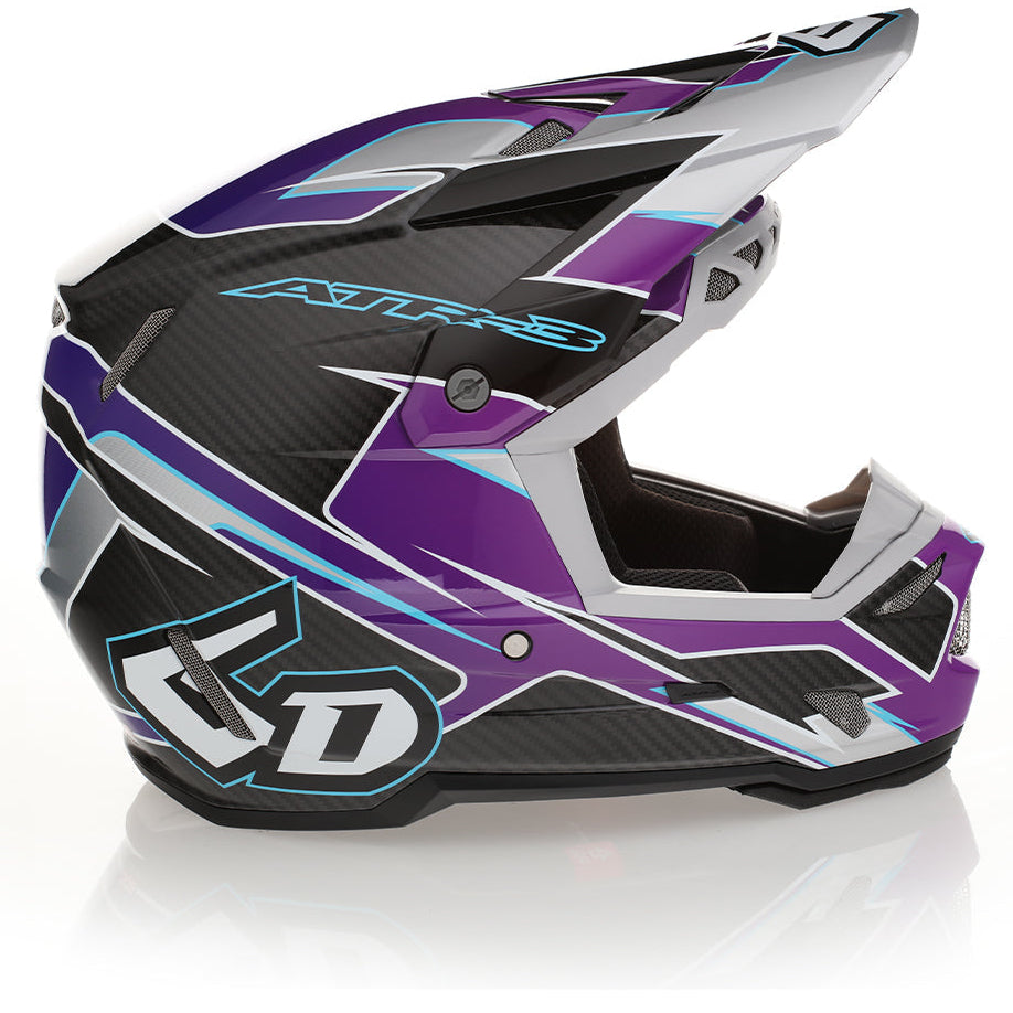 6D ATR-3 Reflex Carbon Composite Moto Helmet
