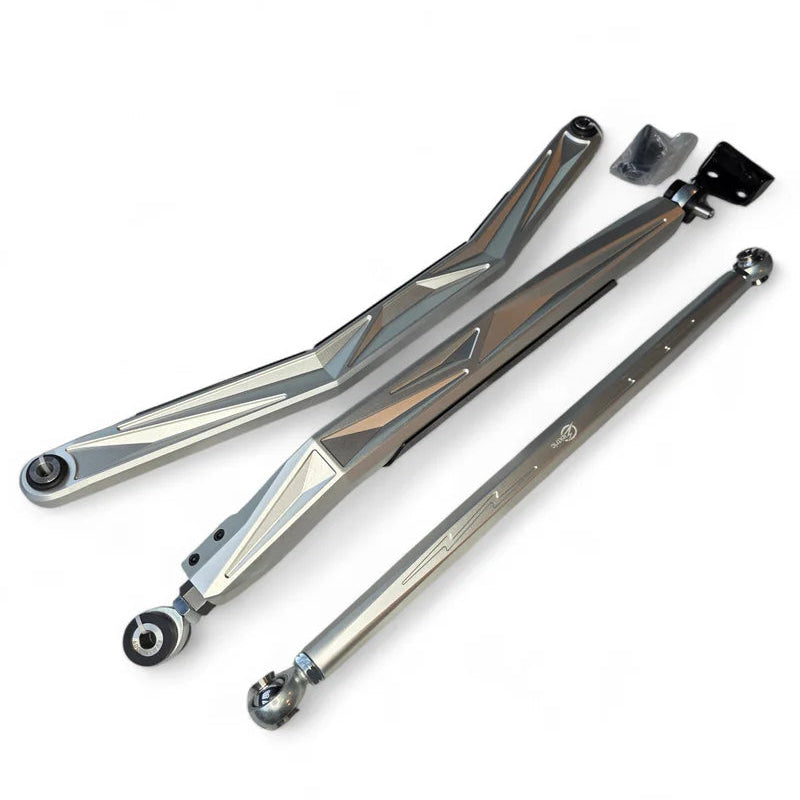 Elektric Offroad 2024+ Can-Am Maverick R High Clearance Adjustable Radius Rods (Clear)
