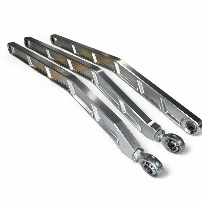 Elektric Offroad 2017+ Can Am X3 Maverick Volt Billet Radius Rods Anodized Clear (RS 72" Model Only)