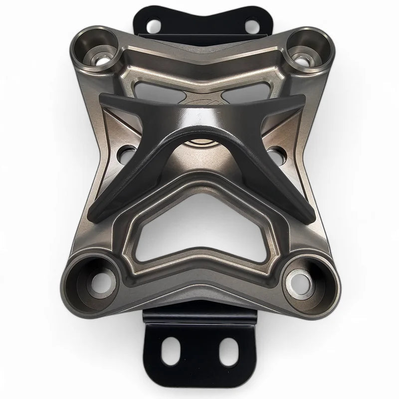 Elektric Offroad 2022+ Can Am X3 10 Bolt Radius Rod Plate with Pull Hook (Gun Metal)