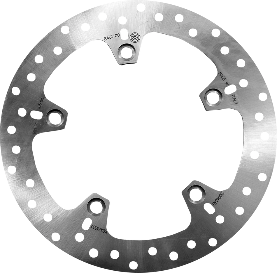 Brembo PRIME Series Oro Fixed Disc Brake Rotor - Rear | 68B407C0