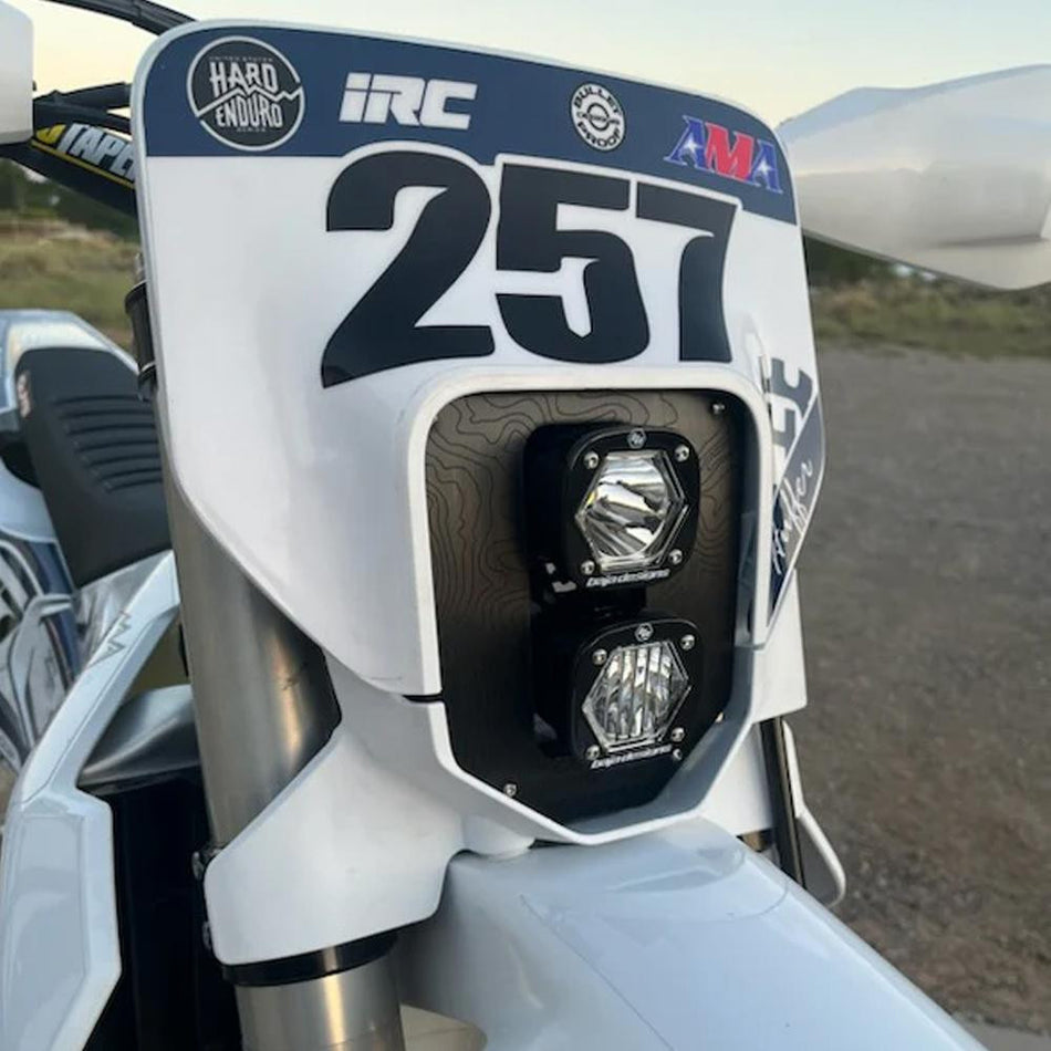 Baja Designs Dual S1 "Gemini" LED Headlight Kit w/ Hi-Low Harness 2024-25 Husqvarna FE-S