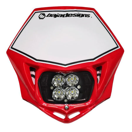 Baja Designs Motorcycle Headlight A/C LED Race Light Red Squadron Pro