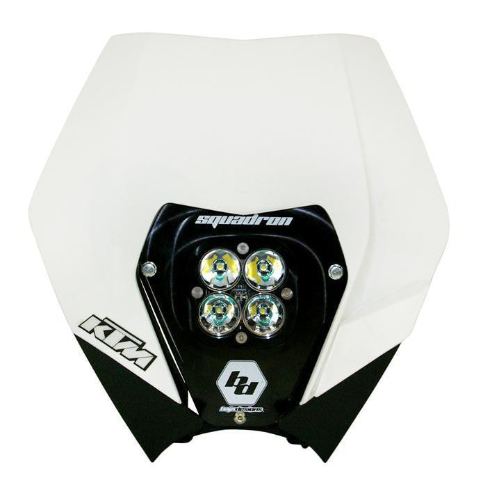 Baja Designs 08-13 KTM A/C LED Light Kit KTM w/Head Shell Squadron Pro