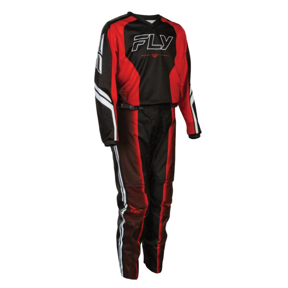 Fly Racing Youth F-16 Raze Gearset - Black/Red/White