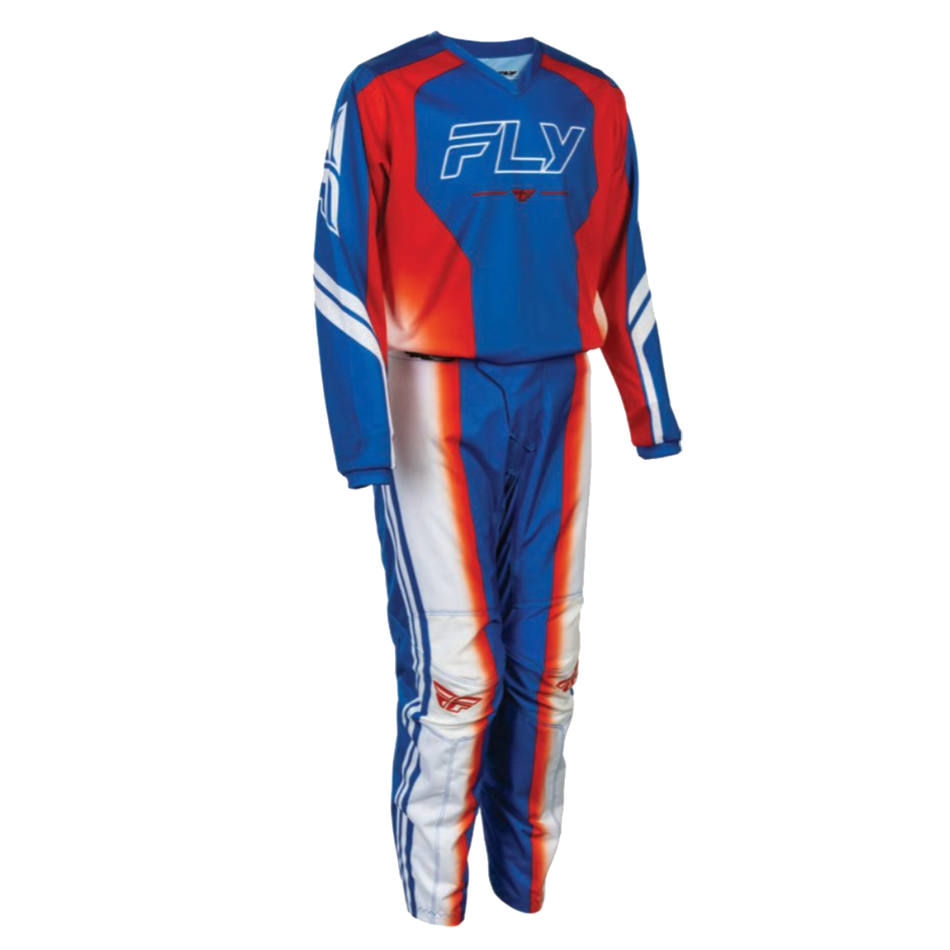 Fly Racing Youth F-16 Raze Gearset - Red/White/Blue