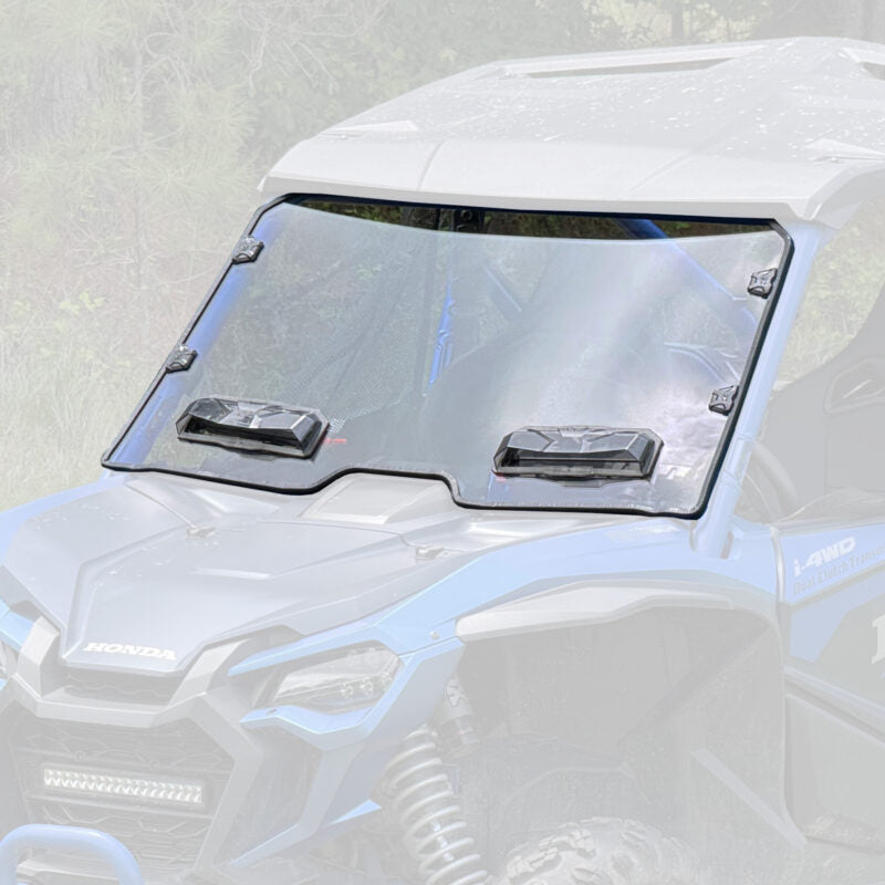 Seizmik Toolless Versa-Vent Scratch Resistant Hard Coated Windshield Kit Honda Talon
