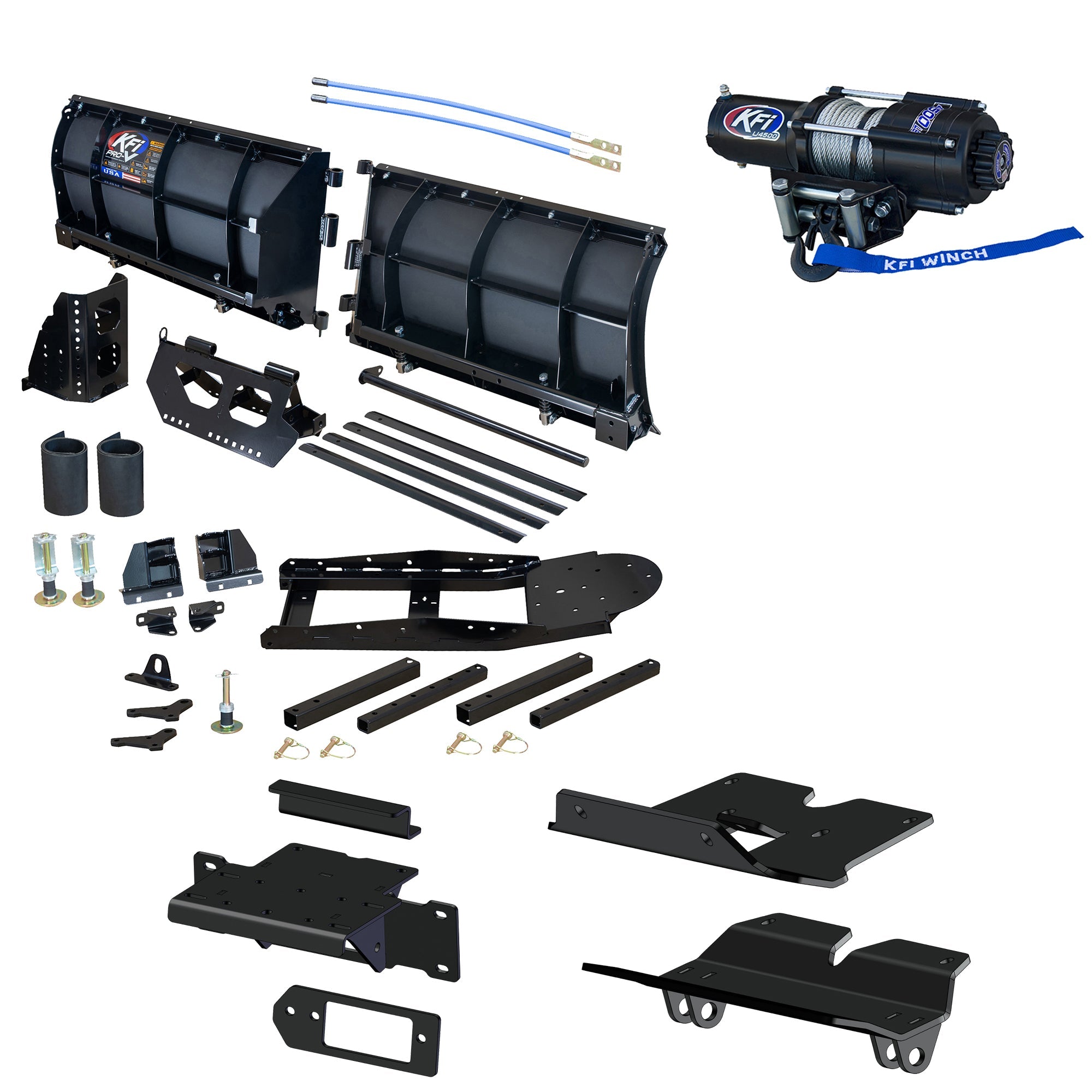 KFI Pro-V Snowplow Kit Kawasaki Ridge 1000 & Ridge XR 1000 - MojoMotoSport.com