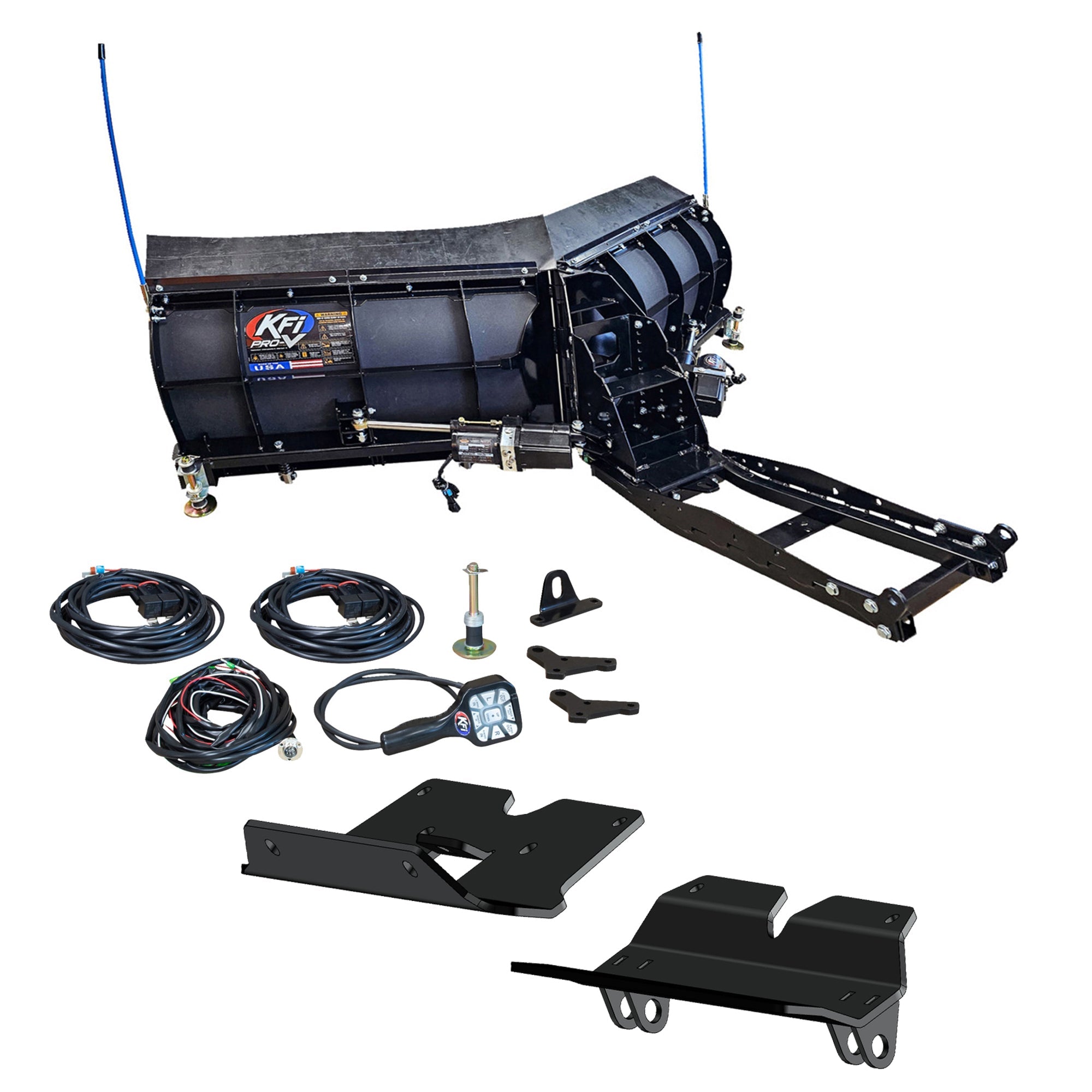 KFI Pro-V Snowplow Kit Kawasaki Ridge 1000 & Ridge XR 1000 - MojoMotoSport.com