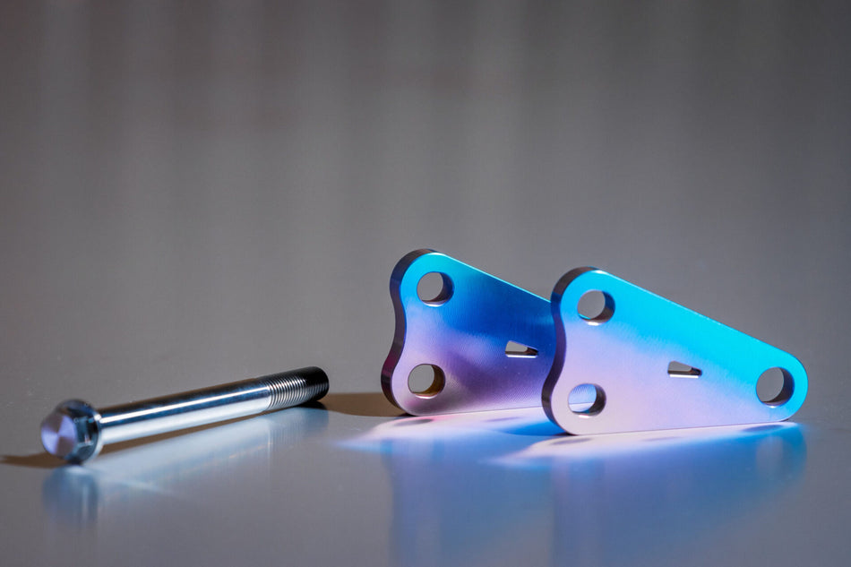 FCP Racing Titanium Engine Mount Kit Kawasaki KX250F (2017-19)