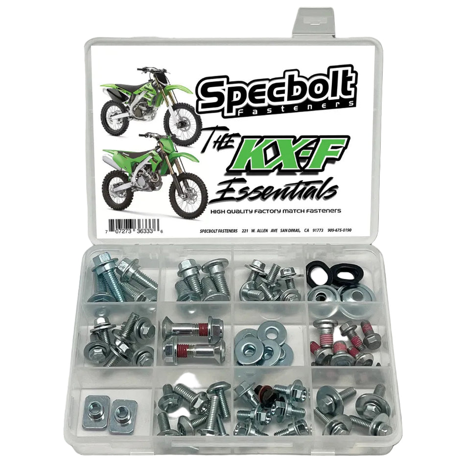 Specbolt Kawasaki KX-F 4-Stroke Essentials Track & Trail Bolt Kit | KAW-KXF-ES