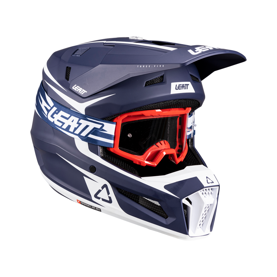Leatt 3.5 Jr Moto Helmet Kit w/ 2.5 Jr Goggles V26