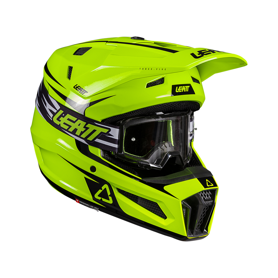 Leatt 3.5 Jr Moto Helmet Kit w/ 2.5 Jr Goggles V26